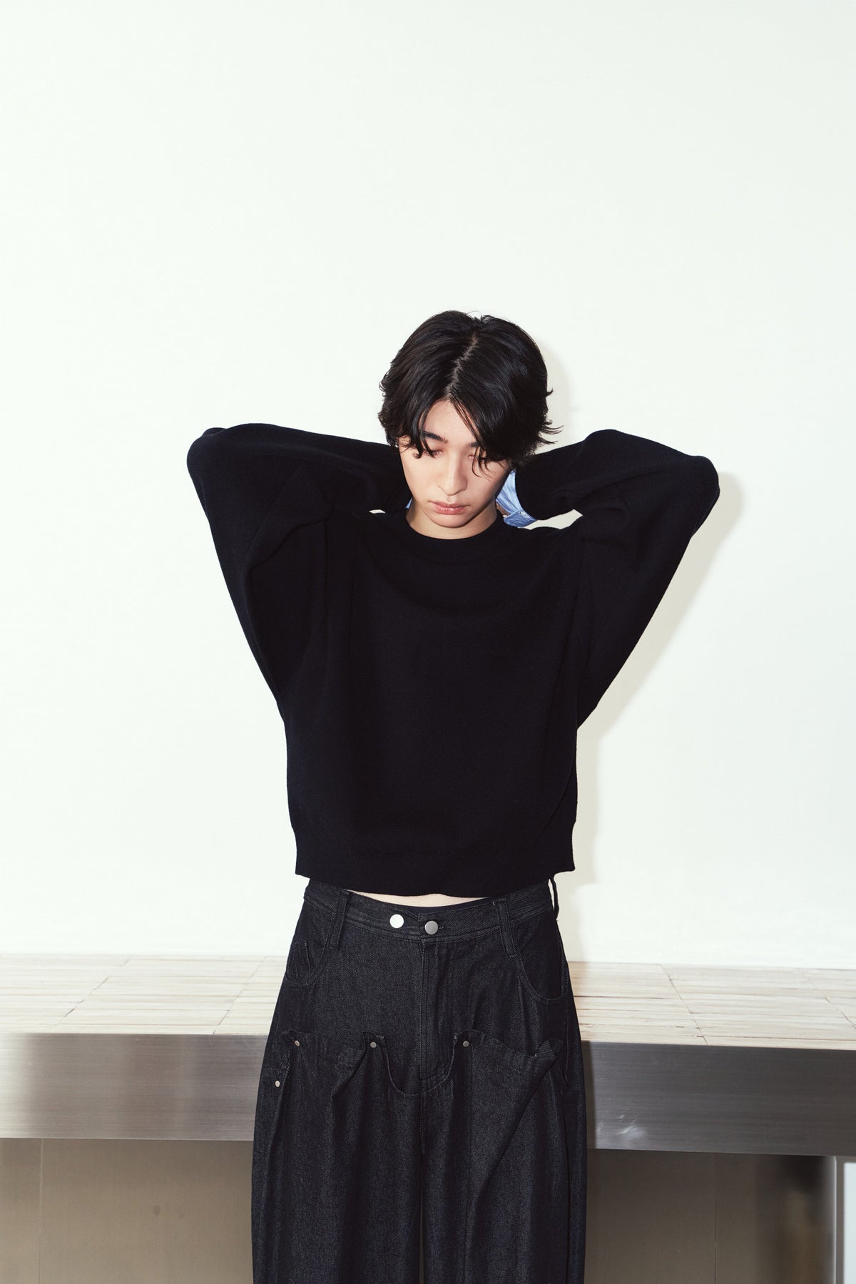 2way cuffs normcore knit(unisex)