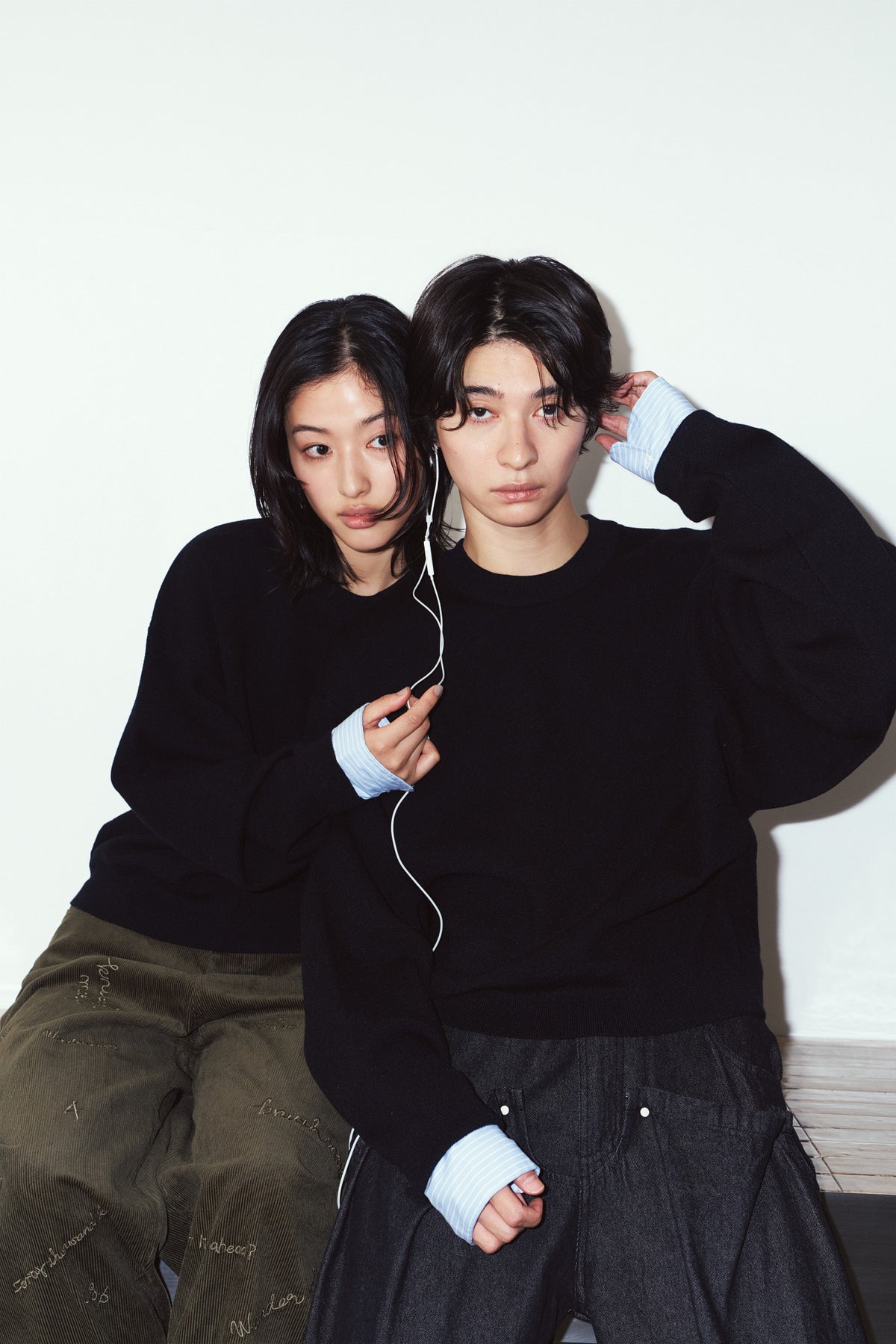 2way cuffs normcore knit(unisex)
