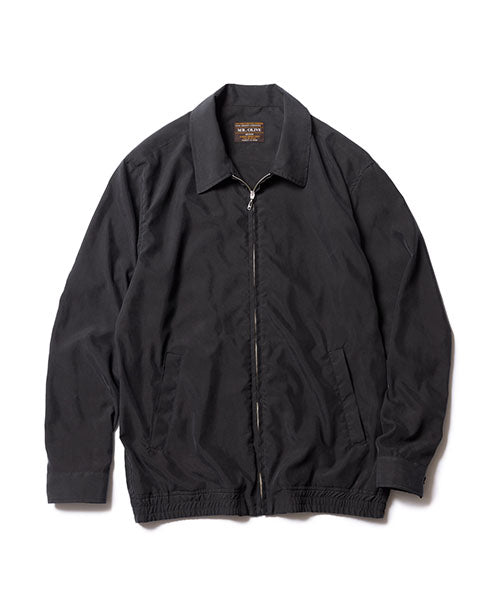 t/r powder cloth zip up shirt jacket