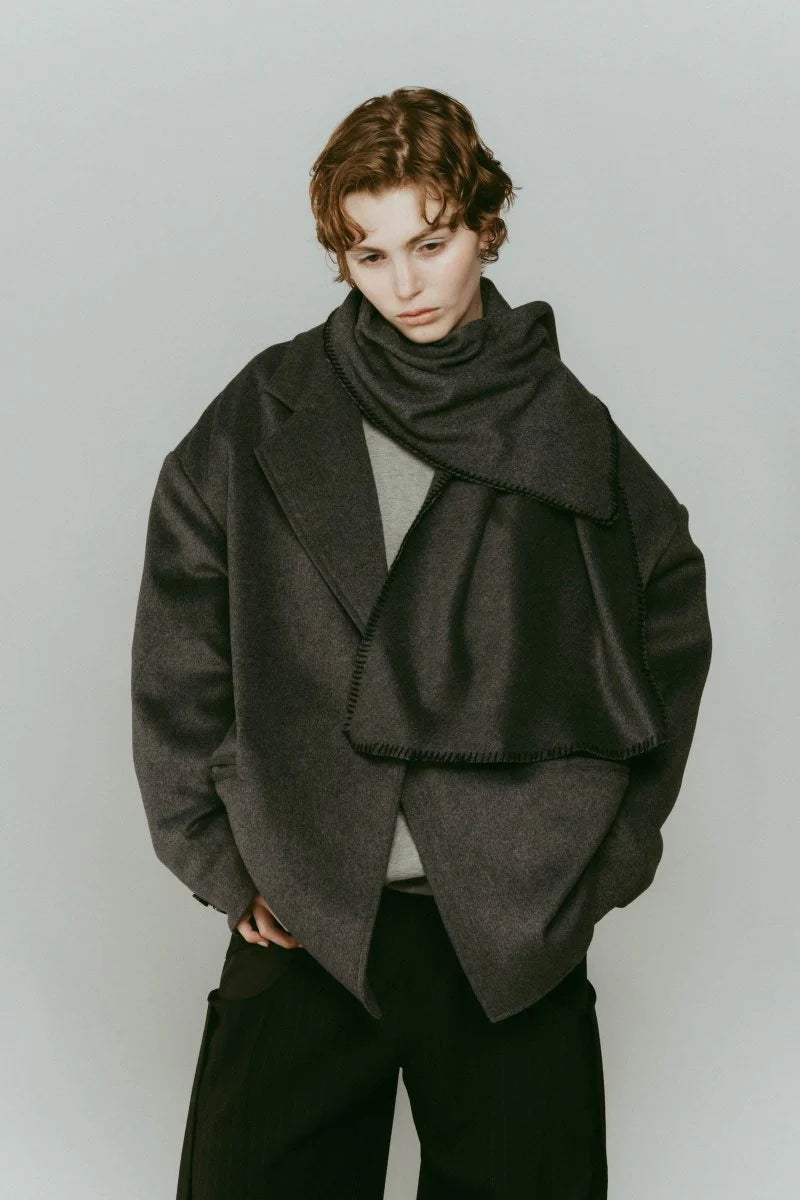 muffler overlay jacket(unisex)