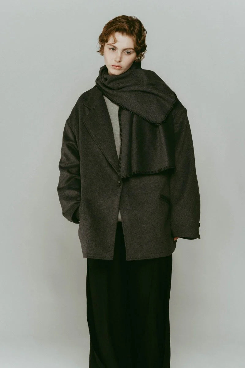 muffler overlay jacket(unisex)