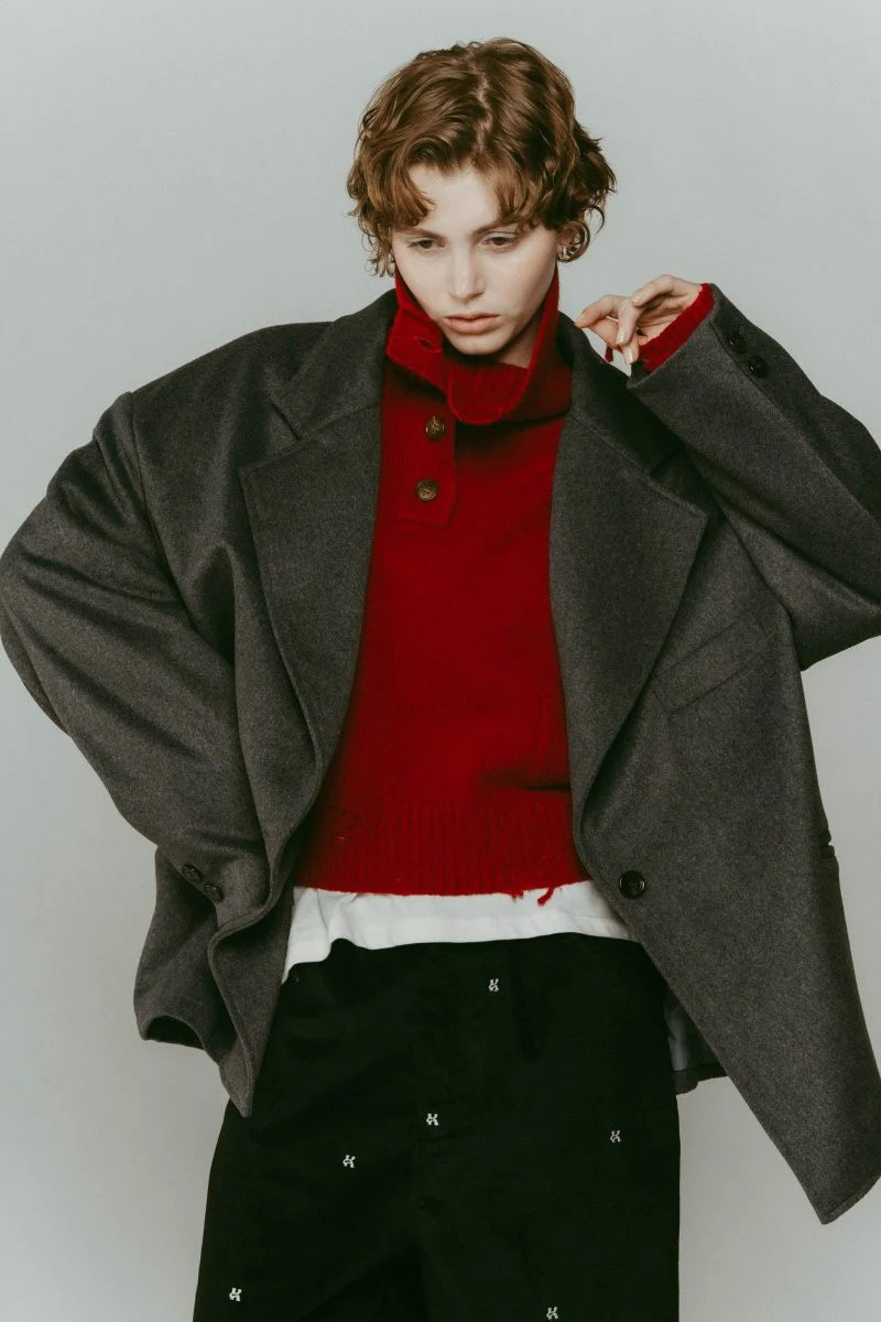 muffler overlay jacket(unisex)