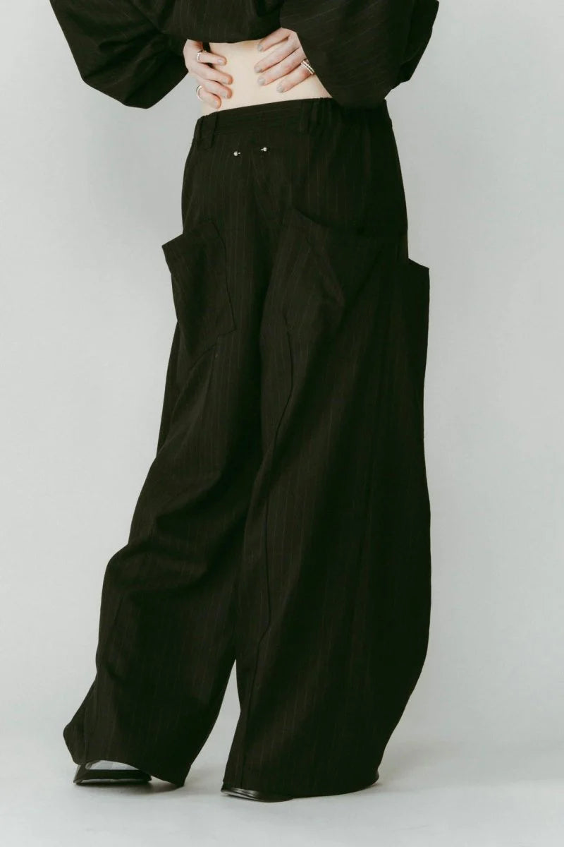 pierced drape pants(unisex)