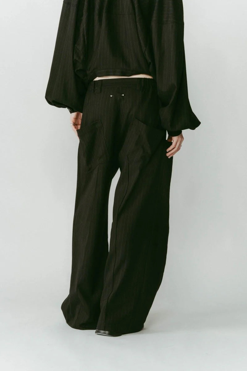 pierced drape pants(unisex)