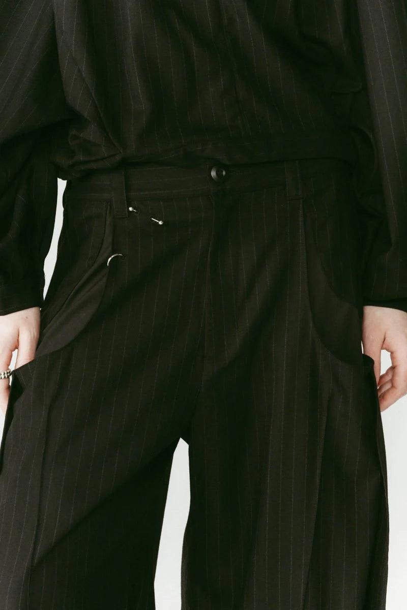 pierced drape pants(unisex)