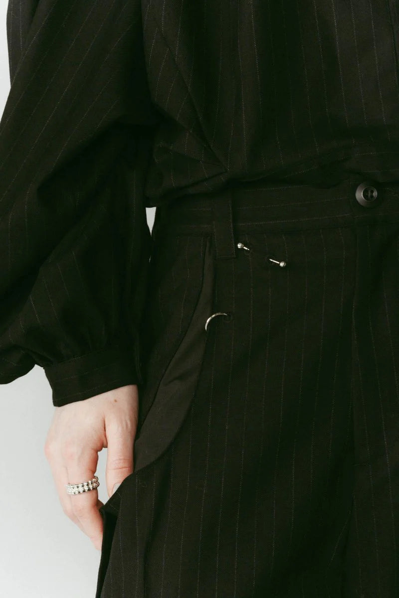 pierced drape pants(unisex)