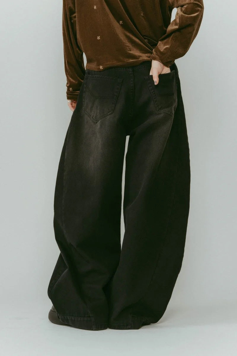 shirt wrap denim pants