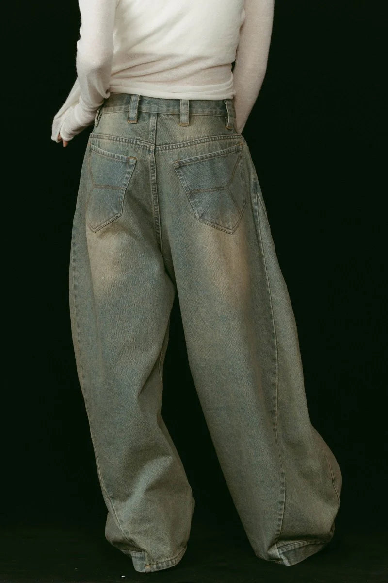 shirt wrap denim pants