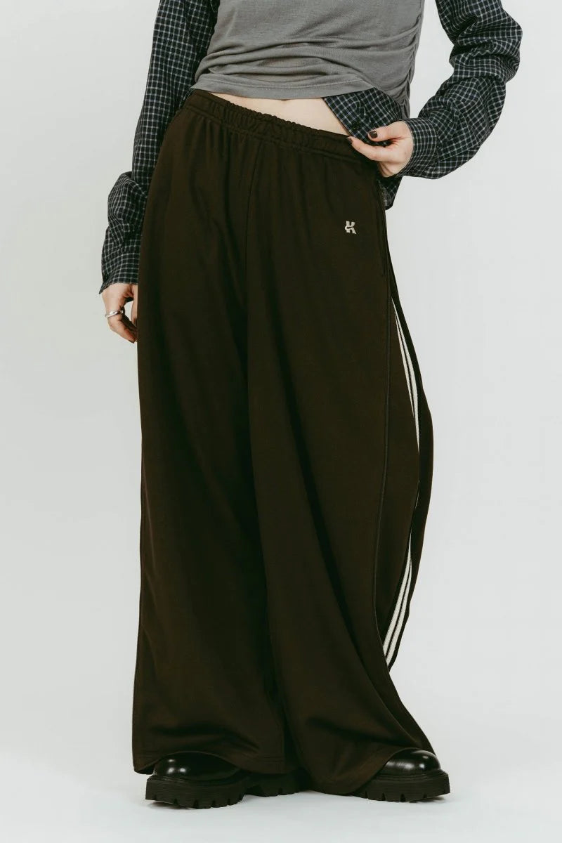 zip-up track pants(unisex)