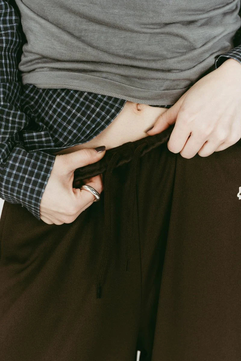 zip-up track pants(unisex)