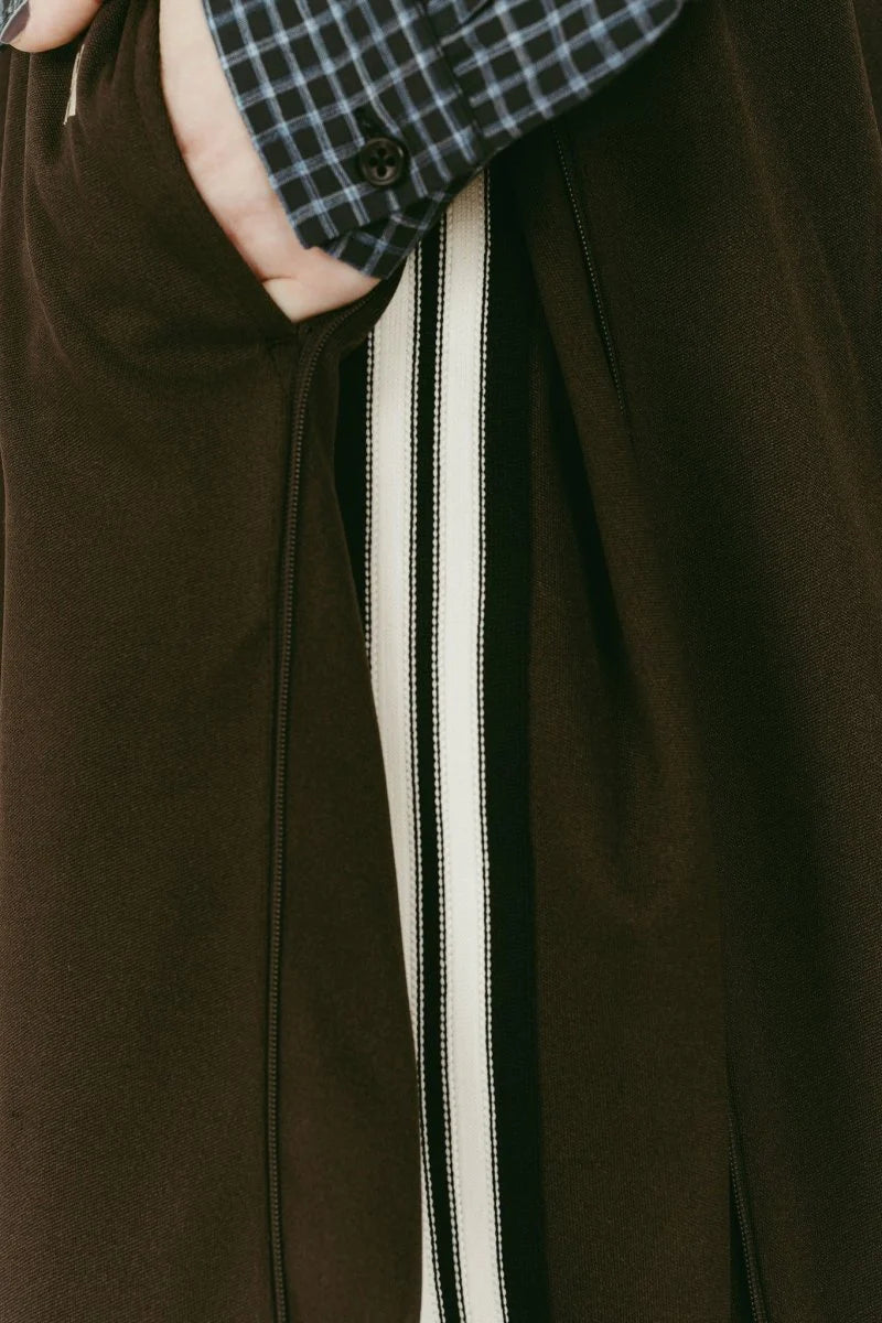zip-up track pants(unisex)